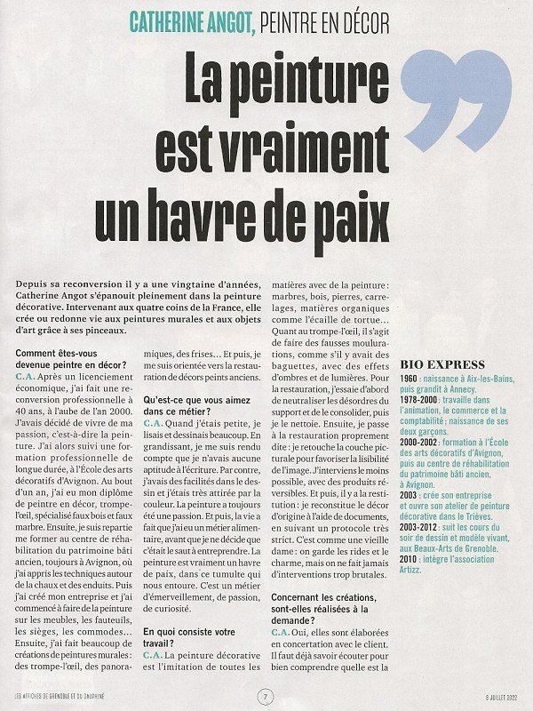 peinture d&eacute;corative